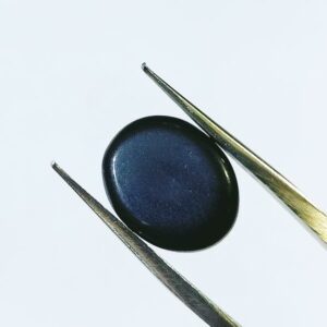 Abhimantrit Natural Black Onyx (Oval Shape) & Lab Certified -8.25 Carat - Image 3