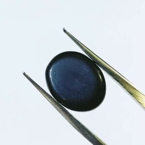 Abhimantrit Natural Black Onyx (Oval Shape) & Lab Certified -10.25 Carat - Image 1