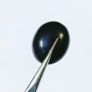 Abhimantrit Natural Black Onyx (Oval Shape) & Lab Certified -10.25 Carat - Image 3