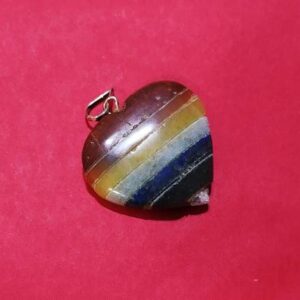 Certified Jasper, Carelian, Lapis, Agate locket 51 Carat - Image 2