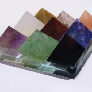 Abhimantrit Navratna Pyramid - Genuine, Natural Navratna pyramid - Image 2