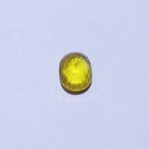 Certified Yellow Sapphire (Pukhraj) Genuine & Natural Gemstone- 6 Carat - Image 2