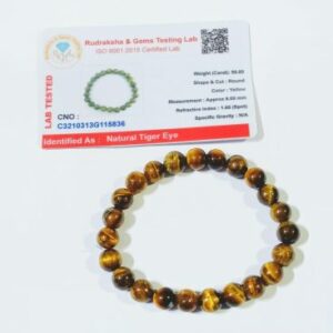 Abhimantrit Tiger Eye Bracelet Certified & Natural - Image 2