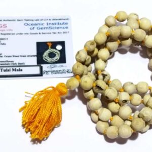 Certified Rounded Tulsi Mala, Natural & Genuine- For Jaap & wearing - Image 2