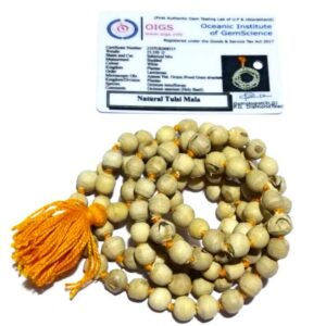 Certified Rounded Tulsi Mala, Natural & Genuine- For Jaap & wearing - Image 6