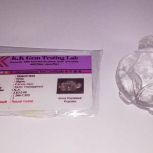 Certified Indian Sphatik Kachua, Genuine & Natural Crystal- 98 Gram - Image 4