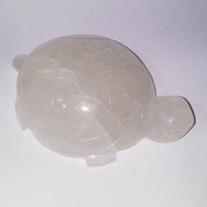 Abhimantrit Indian Sphatik Kachua (Crystal Tortoise) & Lab Certified- 152 Gram - Image 2