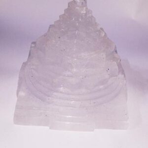 Abhimantrit Indian Sphatik Shree Yantra Lab Certified & Natural Crystal- 914 Gram - Image 1