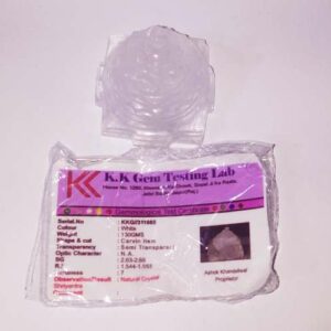 Abhimantrit Indian Sphatik Shree Yantra & Lab Certified 130 Gram - Image 2