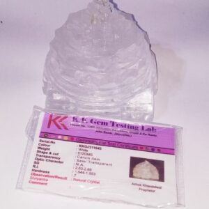 Abhimantrit Indian Sphatik Shree Yantra & Certified 512 Gram - Image 4