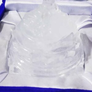 Abhimantrit Indian Sphatik Shree Yantra & Certified 512 Gram - Image 1