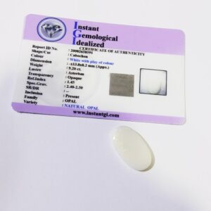 Certified Fire Opal Stone, Natural & Original Gemstone- 9.20 Carat - Image 2