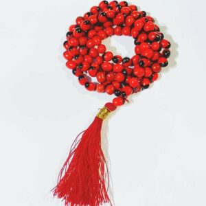Abhimantrit Red & Black Gunja Mala Certified & Genuine Gunja - Image 6