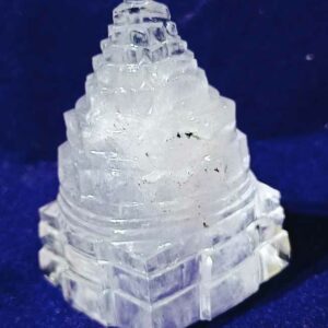 Abhimantrit Indian Sphatik Shree Yantra Lab Certified & Natural Crystal- 121 Gram - Image 3