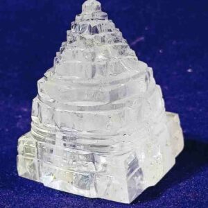 Abhimantrit Indian Sphatik Shree Yantra & Certified Genuine Crystal- 142 Gram - Image 5