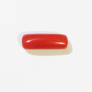 Certified Red Moonga Stone (Red Coral), Original & Genuine Gemstone- 7 Carat - Image 1