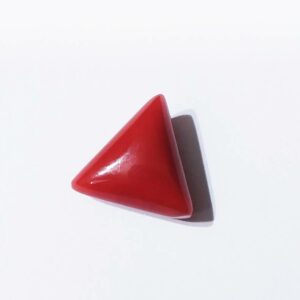 Abhimantrit Triangle Red Coral (Trikona Moonga) Stone & Certified - 6.80 Carat - Image 4