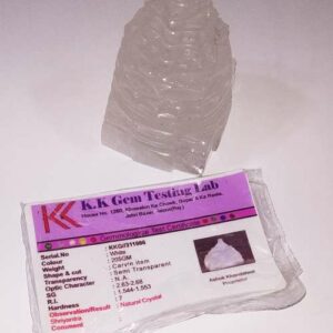 Abhimantrit Indian Sphatik Shree Yantra & Certified- 205 Gram - Image 2