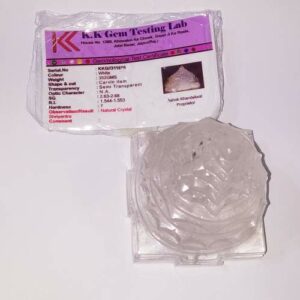 Certified Indian Sphatik Shree Yantra & Genuine Crystal- 344 Gram - Image 3