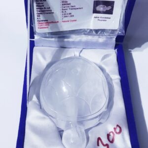 Abhimantrit Indian Sphatik Kachua (Crystal Tortoise) & Lab Certified- 306 Gram - Image 3