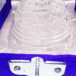 Natural Indian Sphatik Shree Yantra & Lab Certified -384 Gram - Image 2