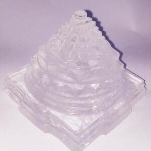 Abhimantrit Indian Sphatik Shree Yantra & Certified- 350 Gram - Image 3