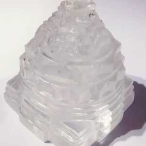 Abhimantrit Certified Indian Sphatik Shree Yantra - 562 Gram - Image 2