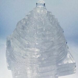 Lab- Certified Indian Sphatik Shree Yantra & Genuine Crystal- 510 Gram - Image 2
