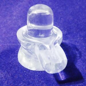 Lab- Certified Indian Sphatik Shivling-  Crystal Shivling- 58 Gram - Image 2