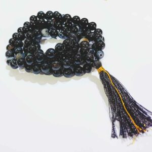 Abhimantrit Sulemani Hakik Mala or Rosery- For Protectioin from evil & Lab Certified 8 mm -108 Beads - Image 3
