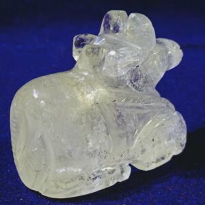 Abhimantrit Indian Sphatik Nandi & Lab Certified  93 Gram - Image 6