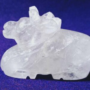 Abhimantrit Indian Sphatik Nandi & Lab Certified 90 Gram - Image 4