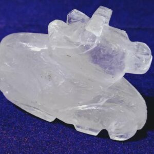Abhimantrit Indian Sphatik Nandi & Lab Certified  83 Gram - Image 3