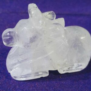 Abhimantrit Indian Sphatik Nandi & Lab Certified  93 Gram - Image 3