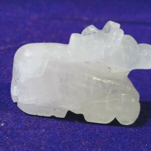 Abhimantrit Indian Sphatik Nandi & Lab Certified  83 Gram - Image 2