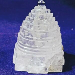 Abhimantrit Indian Sphatik Shree Yantra & Certified- 153 Gram - Image 1
