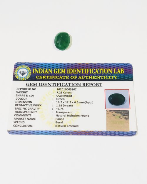 Certified emerald stone outlet
