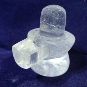 Lab- Certified Indian Sphatik Shivling - 140 Gram - Image 2