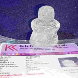 Certified Indian Sphatik Shivling - 60 Gram - Image 5