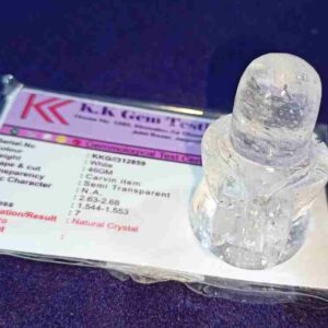 Certified Indian Sphatik Shivling - 46 Gram - Image 1