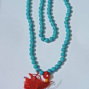 Genuine Firoza Mala Natural & Original Gemstone- 8 mm Abhimantrit - Image 4
