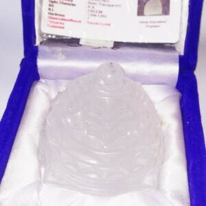 Abhimantrit Indian Sphatik Shree Yantra & Lab Certified - 356 Gram - Image 1