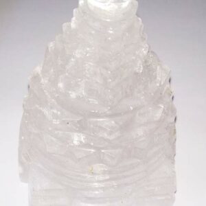Natural Indian Sphatik Shree Yantra & Lab- Certified- 305 Gram - Image 3