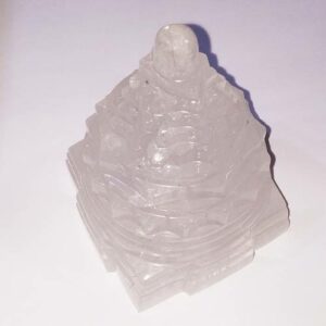 Abhimantrit Original Indian Sphatik Shree Yantra & Lab Certified - 692 Gram - Image 2