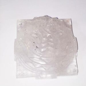 Abhimantrit Indian Sphatik Shree Yantra & Lab Certified - 690 Gram - Image 4