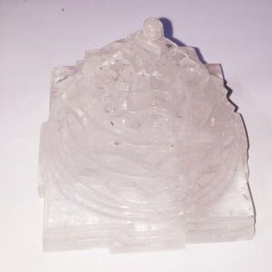 Abhimantrit Indian Sphatik Shree Yantra & Lab Certified - 690 Gram - Image 3