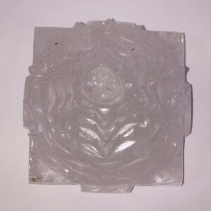 Abhimantrit Indian Sphatik Shree Yantra & Lab Certified - 1.115 K.G - Image 3
