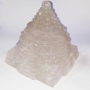 Abhimantrit Indian Sphatik Shree Yantra & Lab Certified - 876 Gram - Image 2