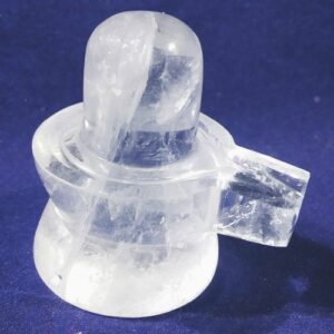 Abhimantrit Indian Sphatik Shivling - 134 Gram - Image 1