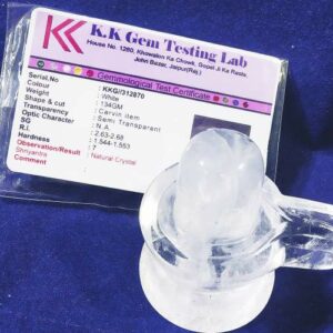 Abhimantrit Indian Sphatik Shivling - 134 Gram - Image 3